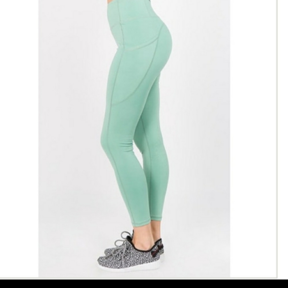LeLe Fashion Boutique Leggings - Mermaid Green